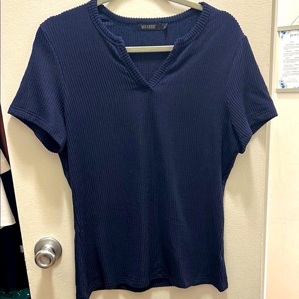 Ribbed Blouse
